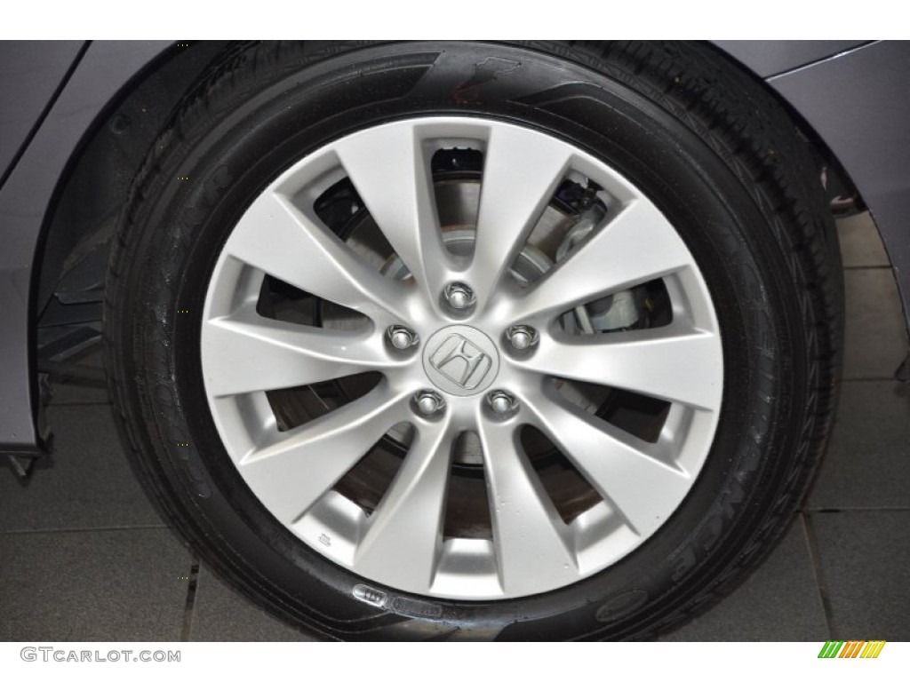 2014 Accord EX-L Sedan - Modern Steel Metallic / Gray photo #8