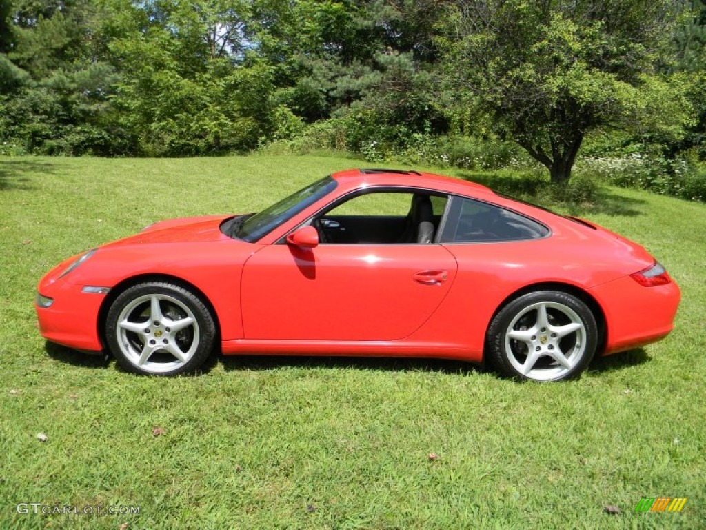 Guards Red 2005 Porsche 911 Carrera Coupe Exterior Photo #96454507