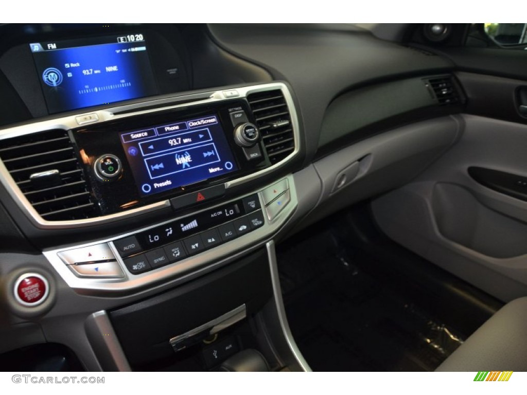 2014 Accord EX-L Sedan - Modern Steel Metallic / Gray photo #14