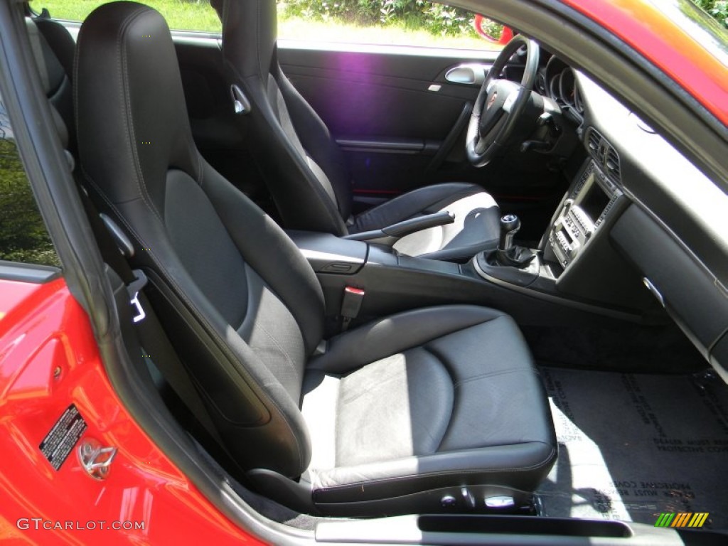 Black Interior 2005 Porsche 911 Carrera Coupe Photo #96454831