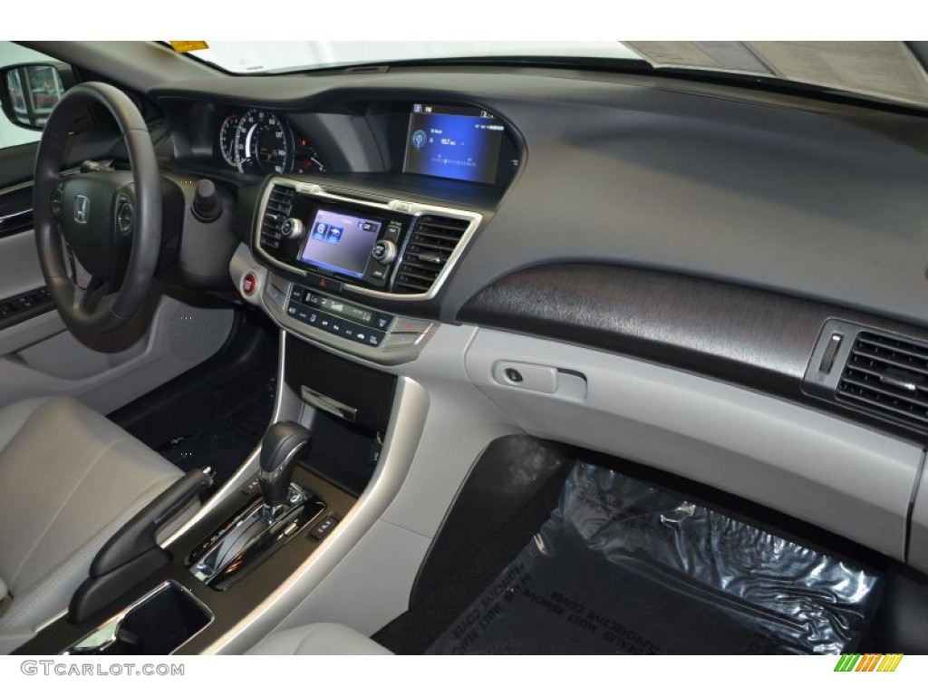 2014 Accord EX-L Sedan - Modern Steel Metallic / Gray photo #36