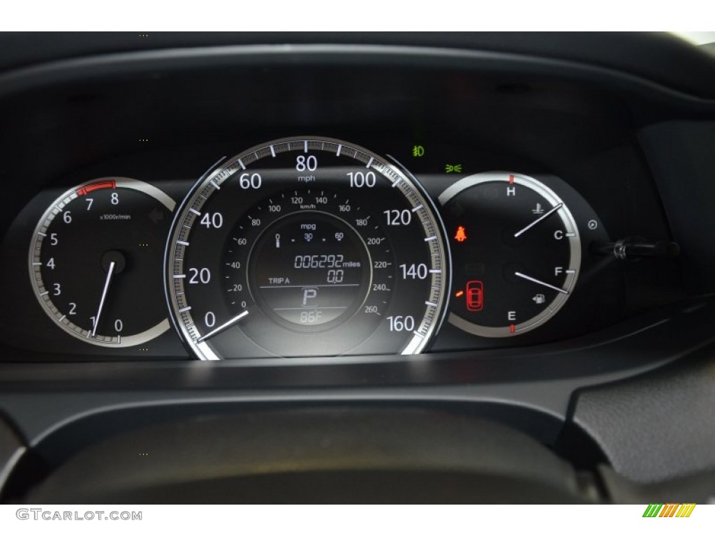 2014 Accord EX-L Sedan - Modern Steel Metallic / Gray photo #38