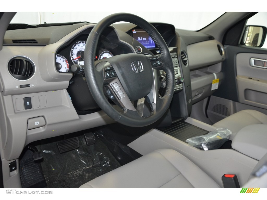 Gray Interior 2015 Honda Pilot EX-L 4WD Photo #96455749