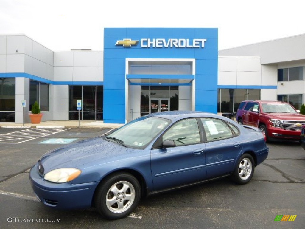 2004 Taurus SES Sedan - True Blue Metallic / Medium Graphite photo #1