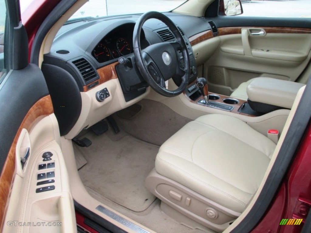 2008 Outlook XR AWD - Red Jewel / Tan photo #5