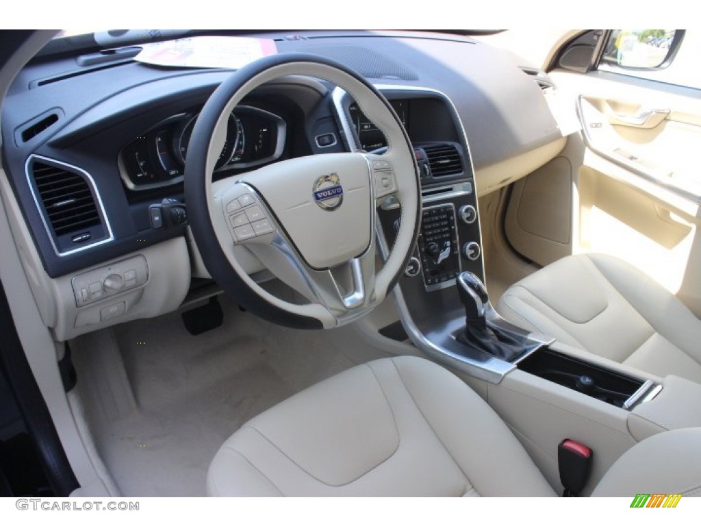 Soft Beige Interior 2015 Volvo XC60 T6 AWD Photo #96456349