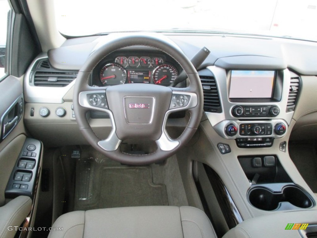 2015 Yukon XL SLT 4WD - Crystal Red Tintcoat / Cocoa/Dune photo #37