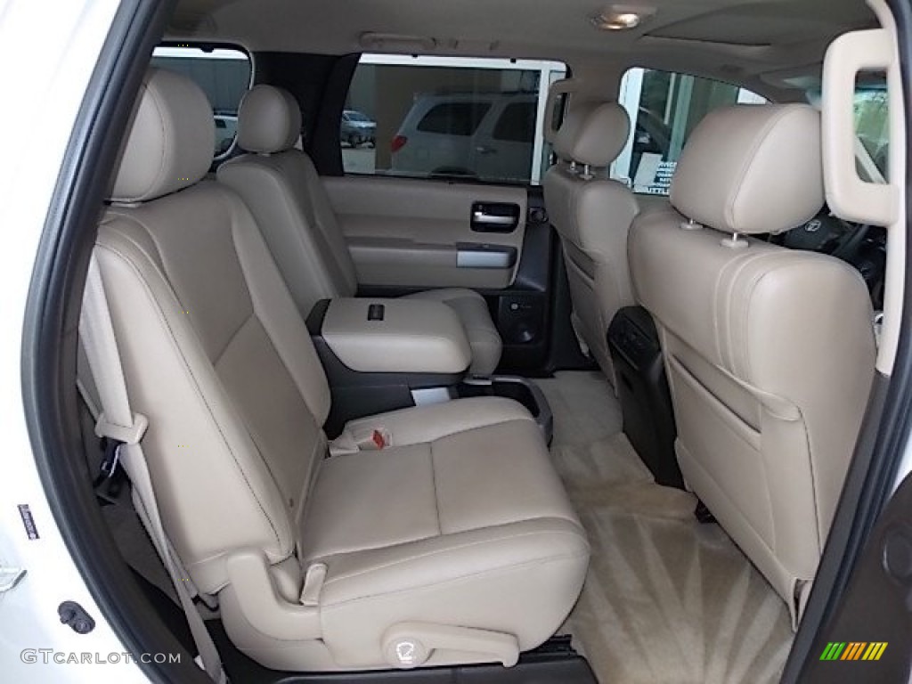 Sand Beige Interior 2008 Toyota Sequoia Platinum Photo #96461613