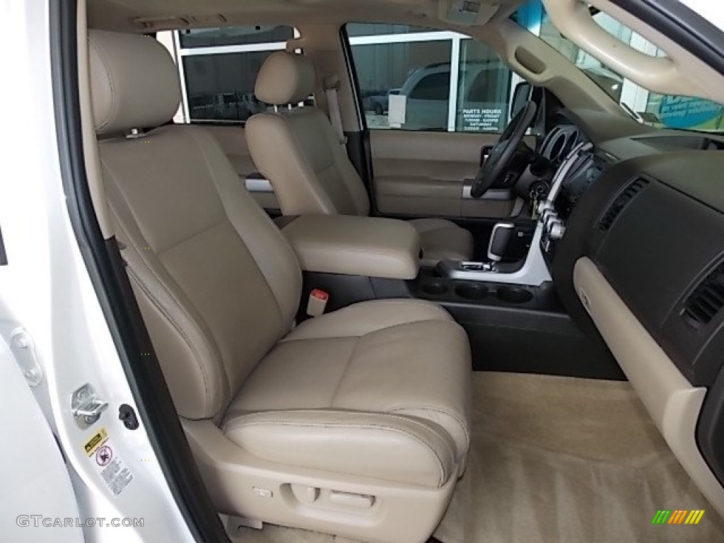 Sand Beige Interior 2008 Toyota Sequoia Platinum Photo #96461626