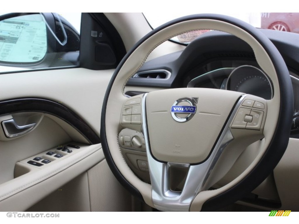 2015 S80 T5 Drive-E - Black Stone / Soft Beige photo #27