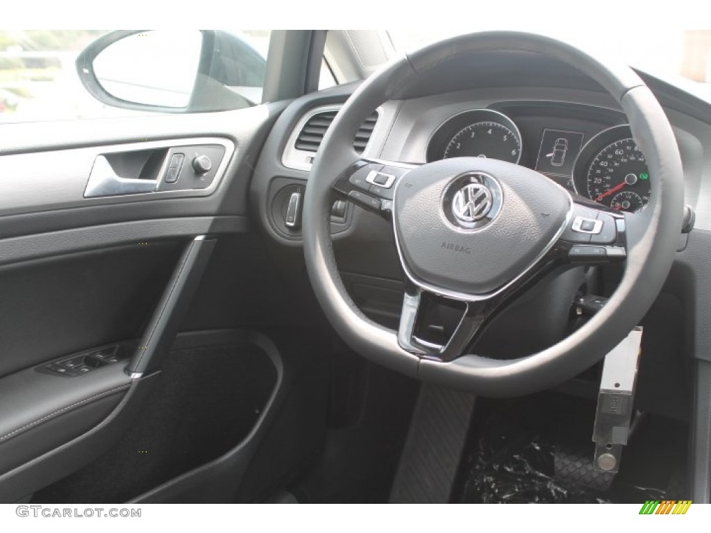 2015 Golf 4 Door 1.8T S - Platinum Gray Metallic / Black photo #22