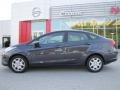 2013 Violet Gray Ford Fiesta S Sedan  photo #2