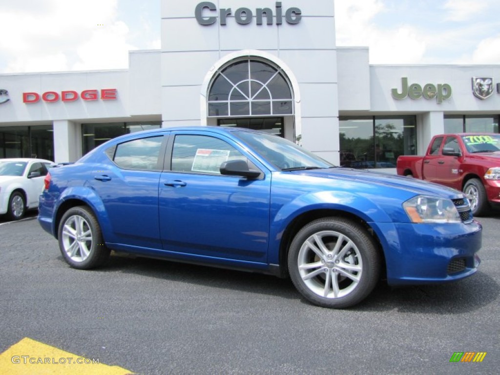 2014 Avenger SE - Blue Streak Pearl / Black photo #1