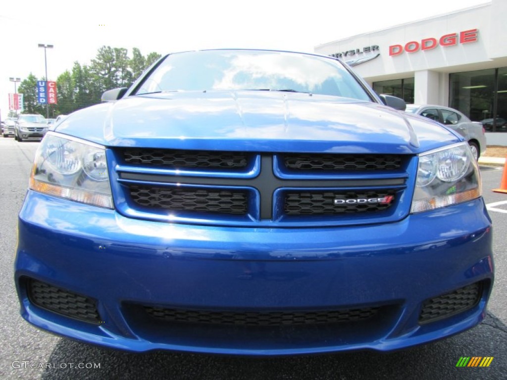 2014 Avenger SE - Blue Streak Pearl / Black photo #2