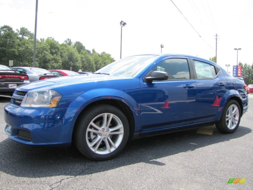 2014 Avenger SE - Blue Streak Pearl / Black photo #3