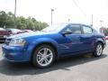 2014 Blue Streak Pearl Dodge Avenger SE  photo #3