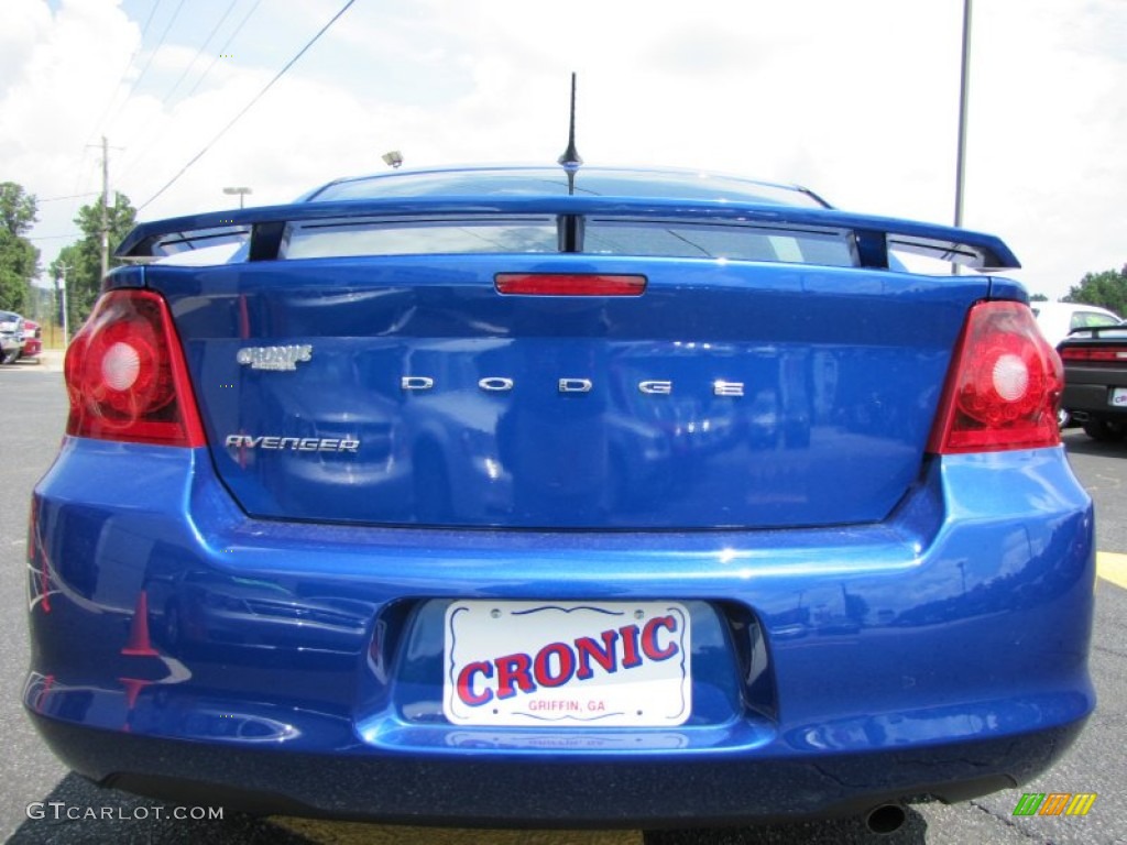 2014 Avenger SE - Blue Streak Pearl / Black photo #6
