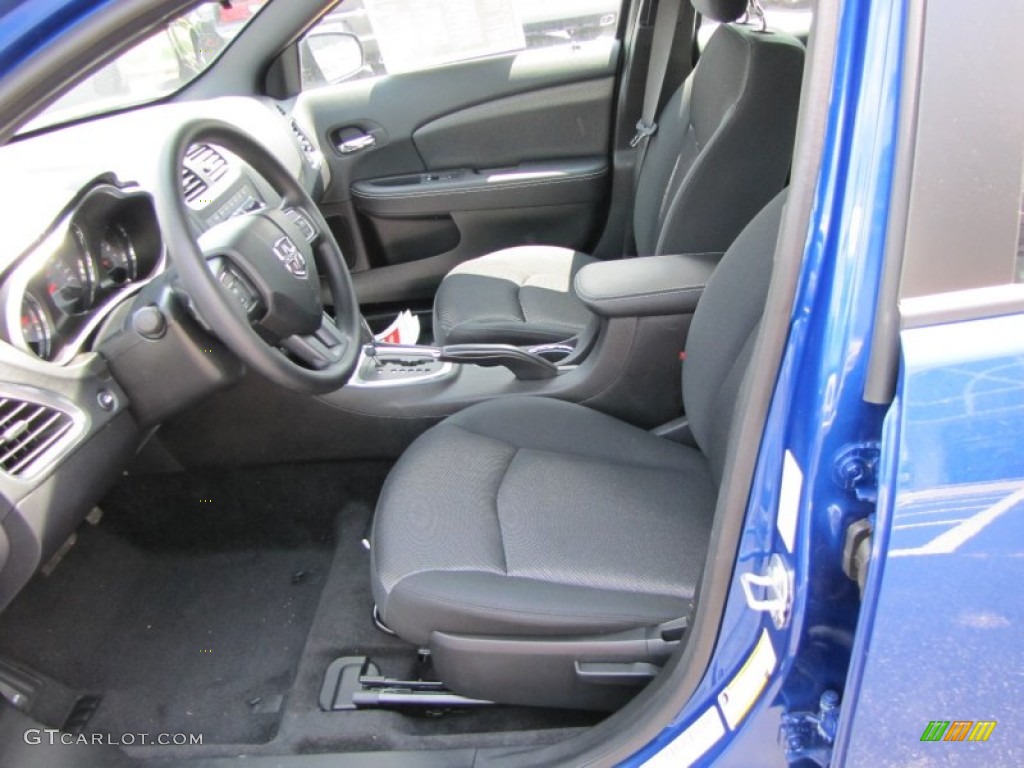 2014 Avenger SE - Blue Streak Pearl / Black photo #9