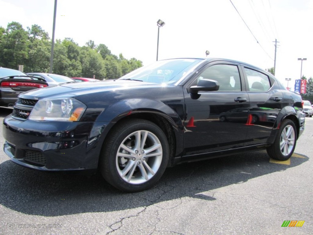 2014 Avenger SE - True Blue Pearl / Black photo #3