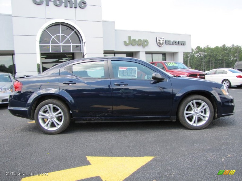 2014 Avenger SE - True Blue Pearl / Black photo #8