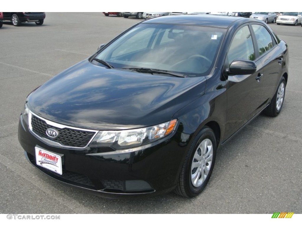 2013 Forte EX - Ebony Black / Black photo #2