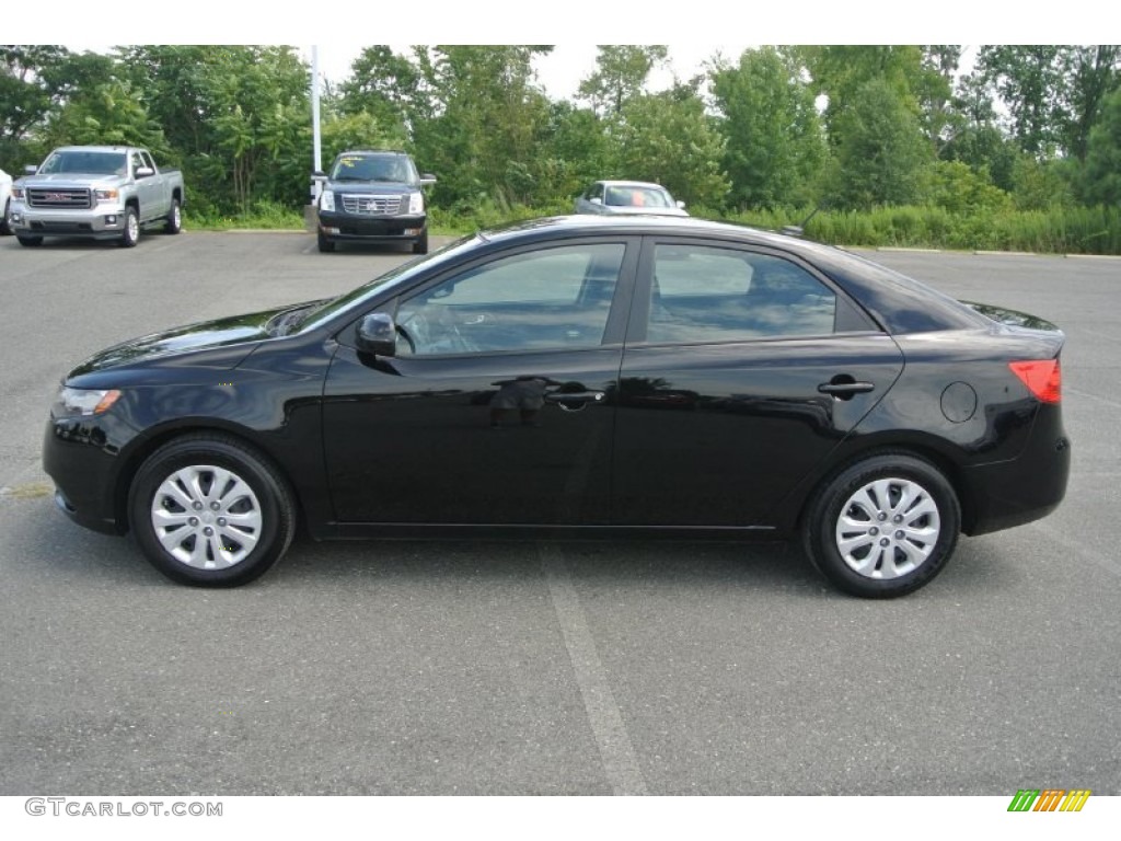 2013 Forte EX - Ebony Black / Black photo #3