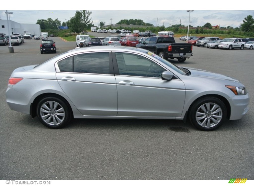 2012 Accord EX-L V6 Sedan - Alabaster Silver Metallic / Gray photo #6