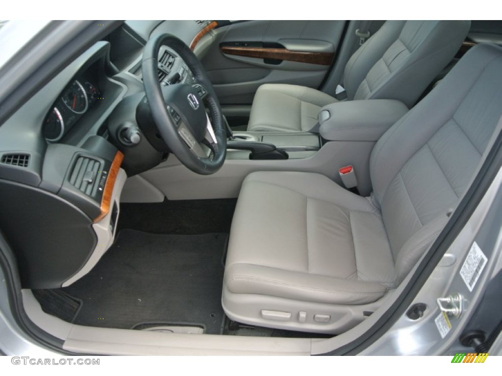 2012 Accord EX-L V6 Sedan - Alabaster Silver Metallic / Gray photo #8