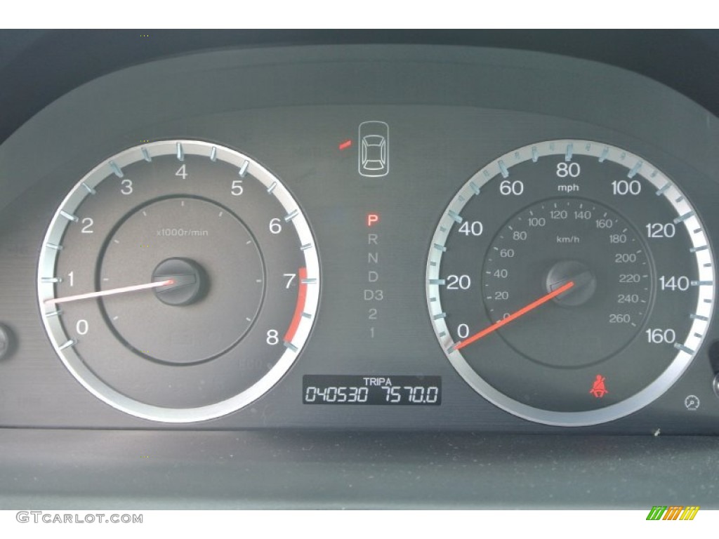 2012 Accord EX-L V6 Sedan - Alabaster Silver Metallic / Gray photo #19