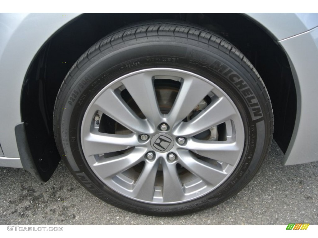 2012 Accord EX-L V6 Sedan - Alabaster Silver Metallic / Gray photo #24