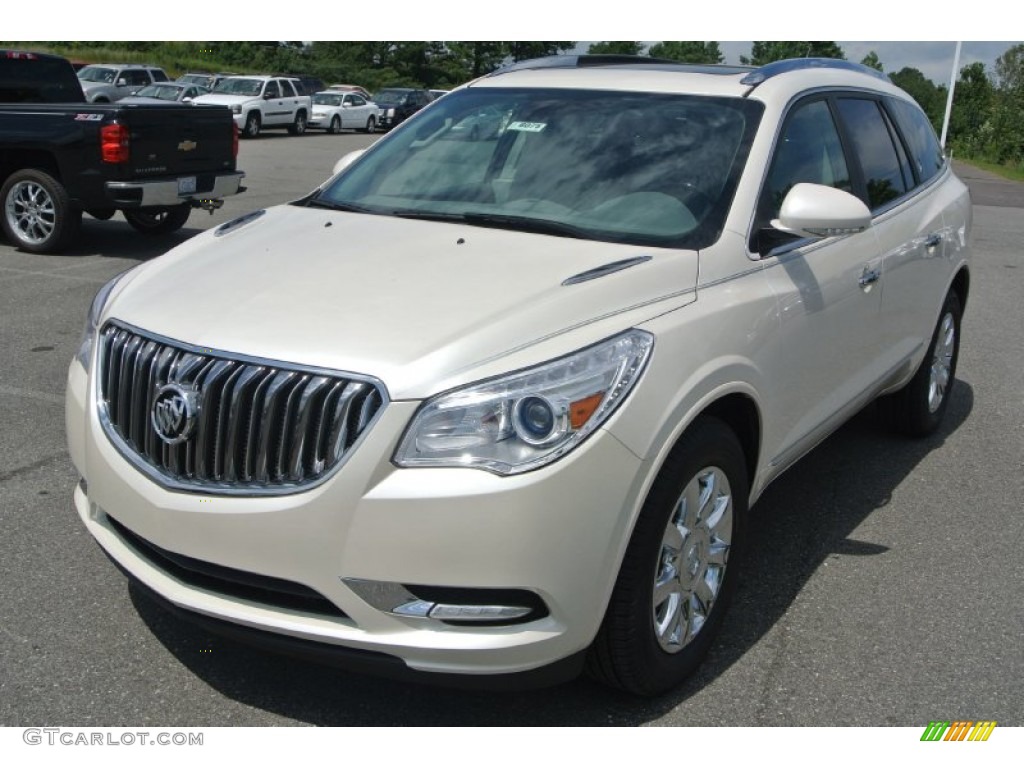 White Diamond Tricoat 2015 Buick Enclave Premium AWD Exterior Photo #96468862