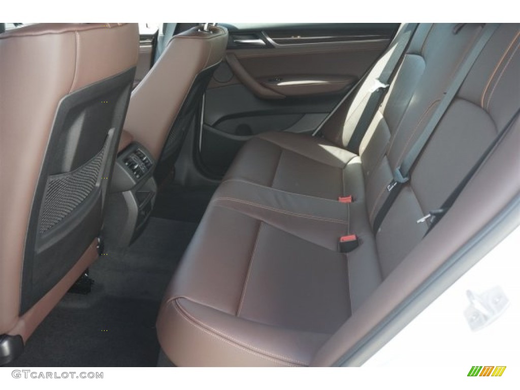 Mocha Nevada w/Orange Contrast Stitching Interior 2015 BMW X4 xDrive28i Photo #96471181