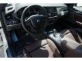 2015 BMW X4 Mocha Nevada w/Orange Contrast Stitching Interior Prime Interior Photo