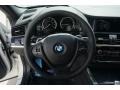 2015 BMW X4 Mocha Nevada w/Orange Contrast Stitching Interior Steering Wheel Photo