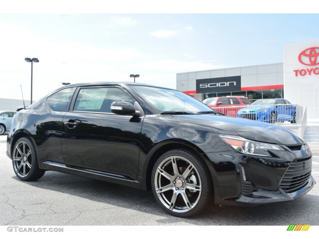 Black 2015 Scion tC Standard tC Model Exterior Photo #96471766