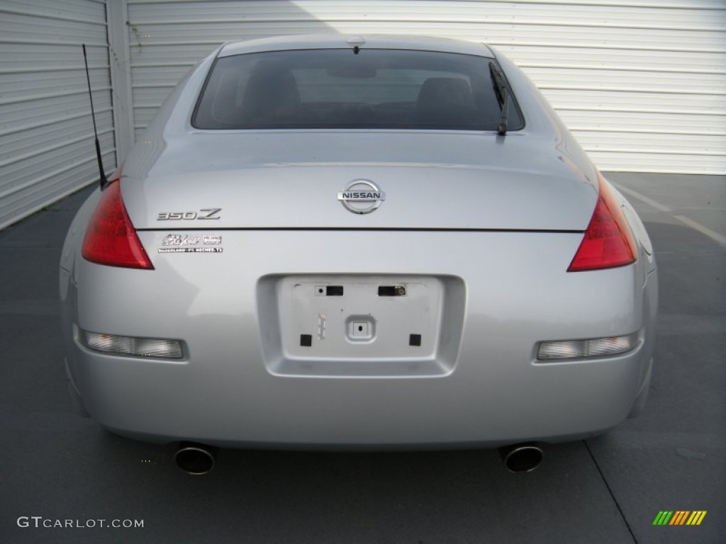 2008 350Z Touring Coupe - Silver Alloy / Burnt Orange photo #5