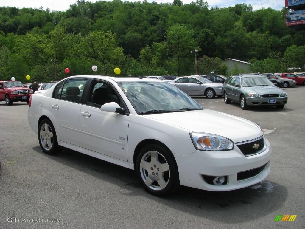 2007 Malibu SS Sedan - White / Ebony Black photo #4