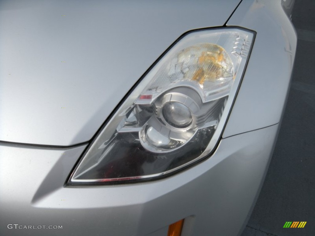 2008 350Z Touring Coupe - Silver Alloy / Burnt Orange photo #9