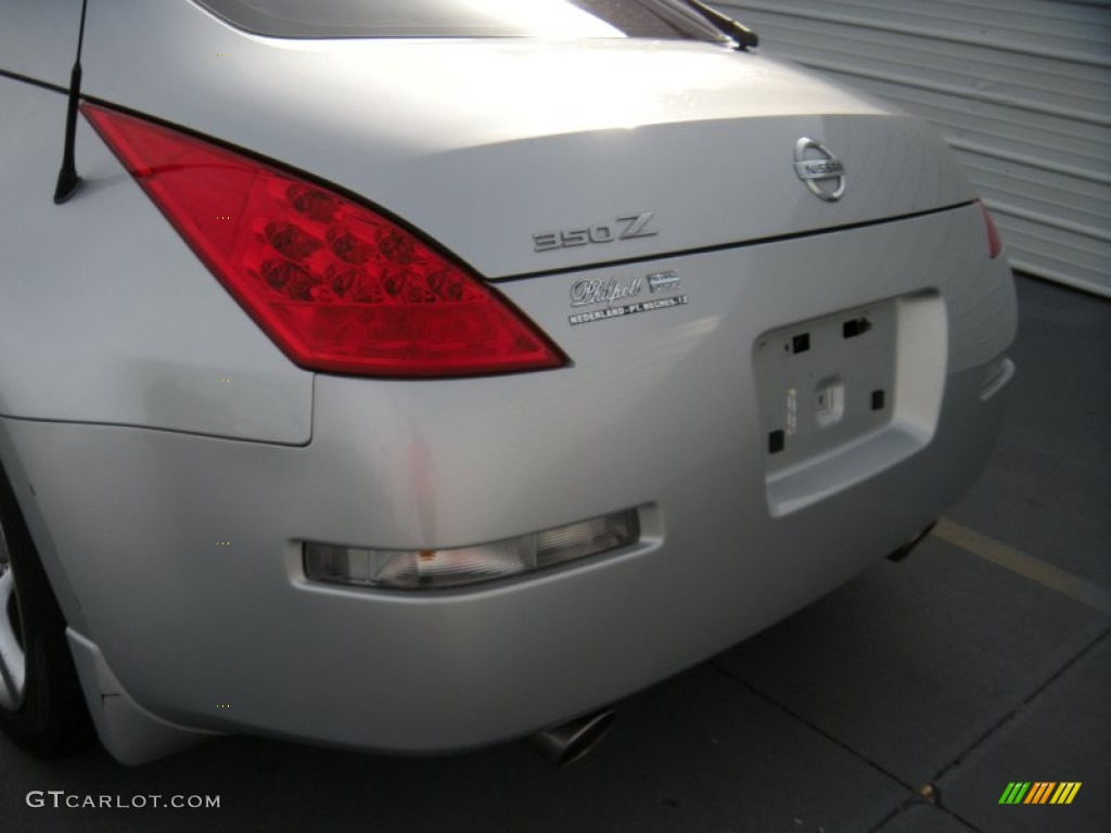 2008 350Z Touring Coupe - Silver Alloy / Burnt Orange photo #26