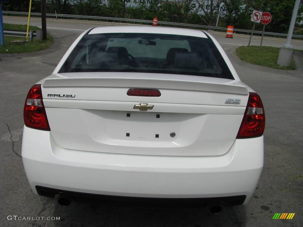 2007 Malibu SS Sedan - White / Ebony Black photo #7