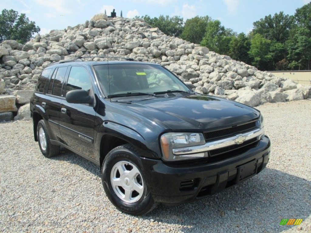 2002 TrailBlazer LT 4x4 - Onyx Black / Dark Pewter photo #1