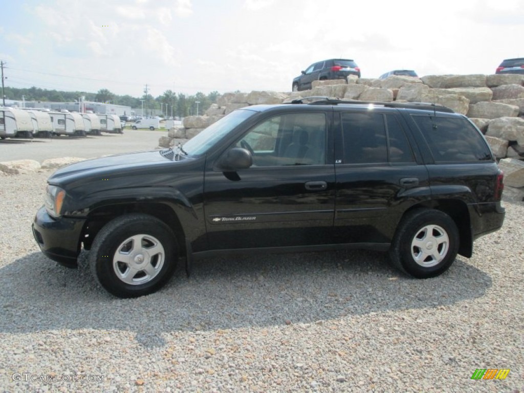 2002 TrailBlazer LT 4x4 - Onyx Black / Dark Pewter photo #3