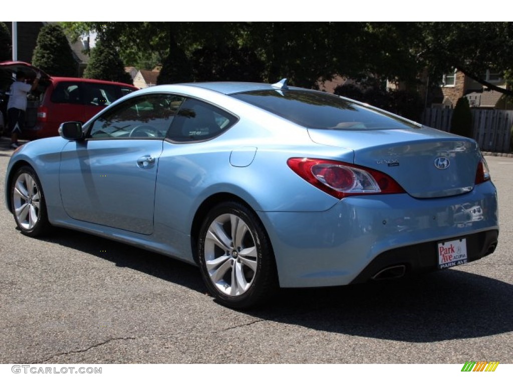 2011 Genesis Coupe 3.8 Grand Touring - Acqua Minerale Blue / Brown Leather photo #5