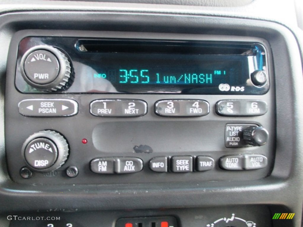 2002 TrailBlazer LT 4x4 - Onyx Black / Dark Pewter photo #7