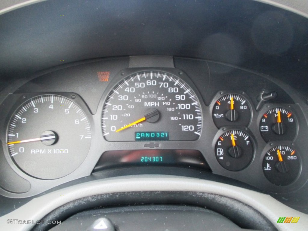 2002 TrailBlazer LT 4x4 - Onyx Black / Dark Pewter photo #11