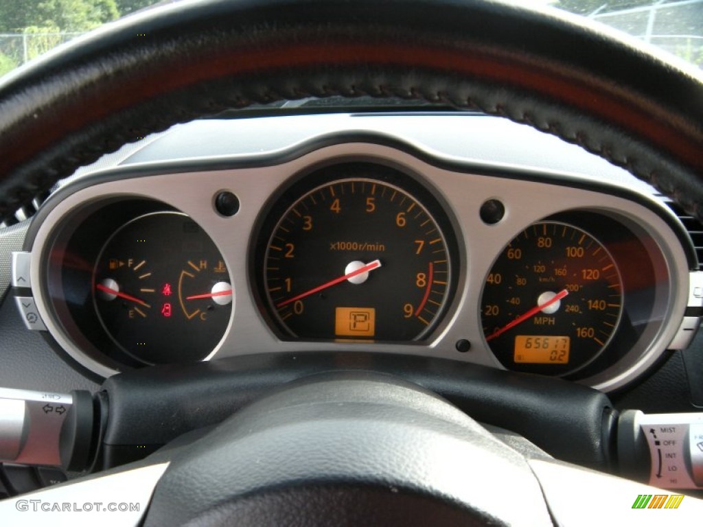 2008 350Z Touring Coupe - Silver Alloy / Burnt Orange photo #50