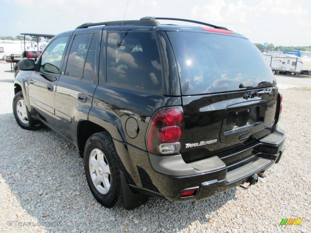 2002 TrailBlazer LT 4x4 - Onyx Black / Dark Pewter photo #22