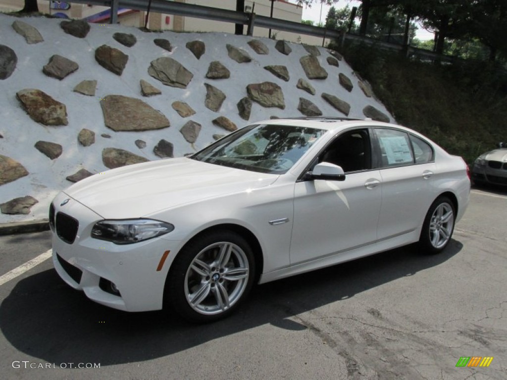 Alpine White 2015 BMW 5 Series 550i xDrive Sedan Exterior Photo #96477895
