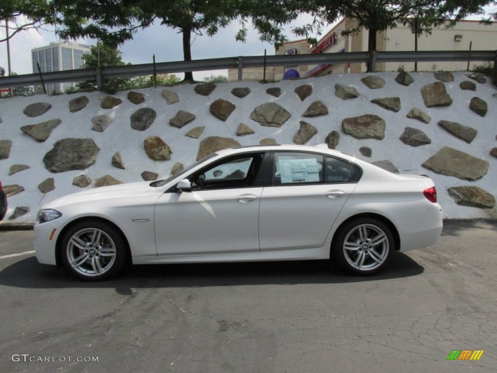 Alpine White 2015 BMW 5 Series 550i xDrive Sedan Exterior Photo #96477916