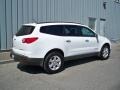 2009 Summit White Chevrolet Traverse LT AWD  photo #3